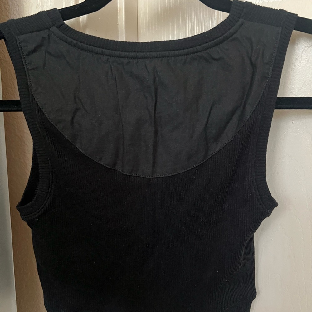 Loewe cropped tank in black